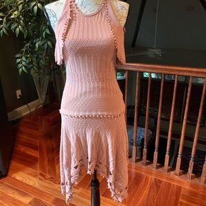 Jonathan Simkhai crew neck midi dress XS